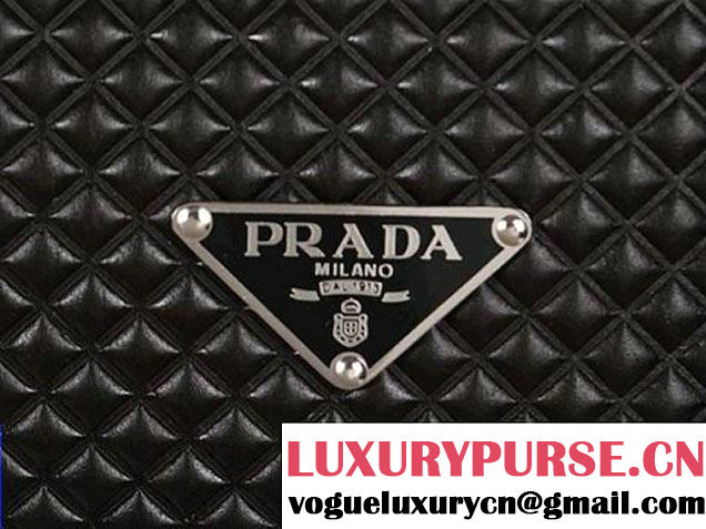 Prada Tote Bag Calf Leather PR95504 Brown  