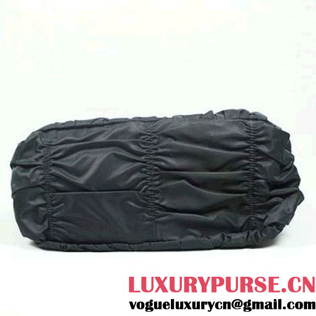 Replica Prada Tessuto Gauffre Tote Bag 1336 Black  