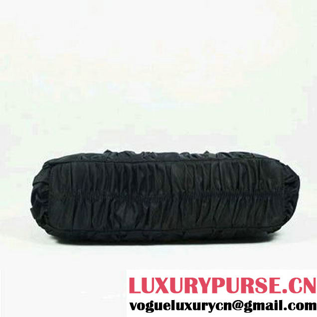 Replica Prada Tessuto Gauffre Tote Bag 1047 Black  