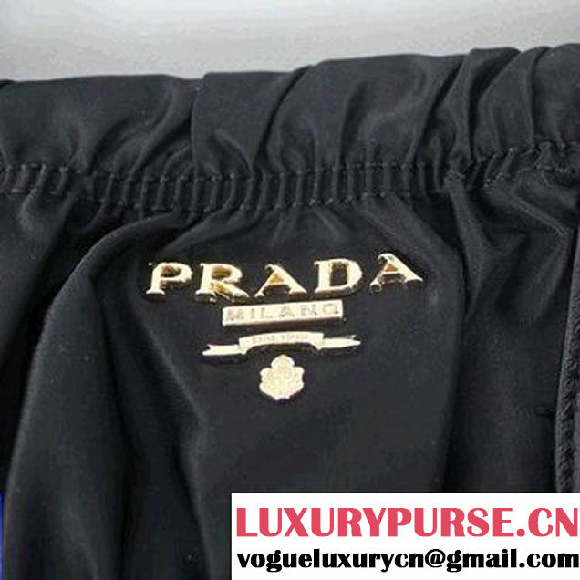 Replica Prada Tessuto Gauffre Tote Bag 1047 Black  