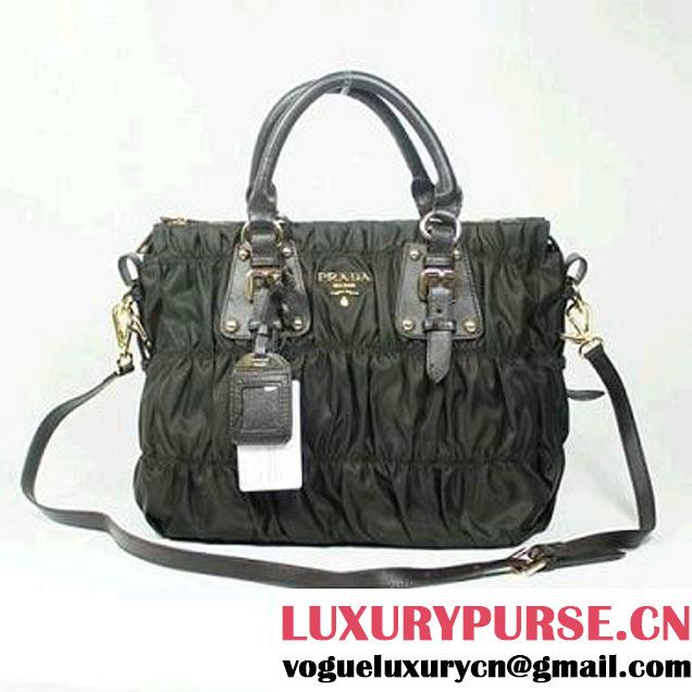 Replica Prada Tessuto Gauffre Tote Bag 1336 Brown