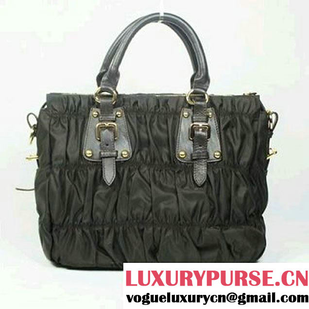 Replica Prada Tessuto Gauffre Tote Bag 1336 Brown  