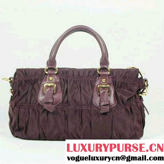 Replica Prada Tessuto Gauffre Tote Bag 1047 Bordeaux  