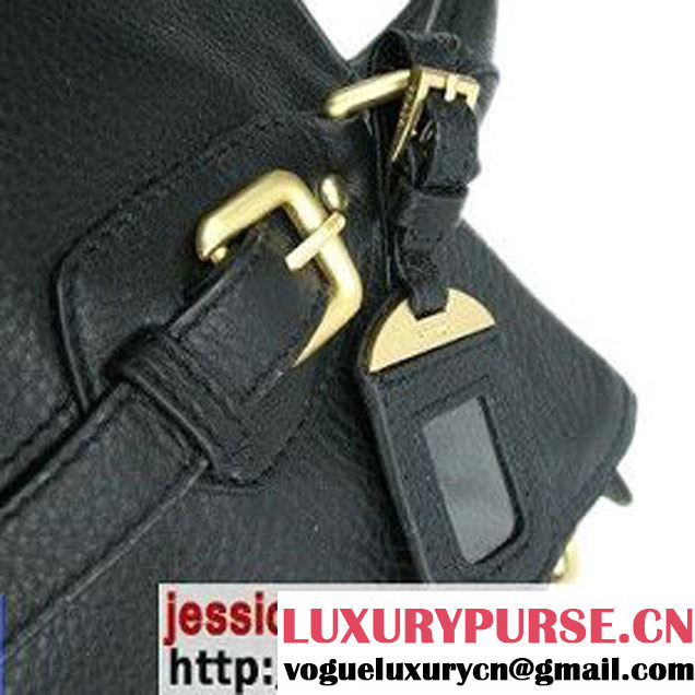Prada Leather Frame Bag BR1181 Black   