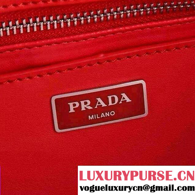 Prada Bucket Bag All-Leather in Yellow 2014