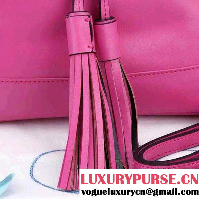 Prada Bucket Bag All-Leather in Pink 2014