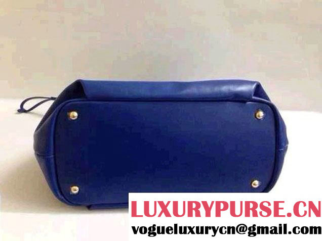 Prada Top Handle Tote Bag in Blue 2014