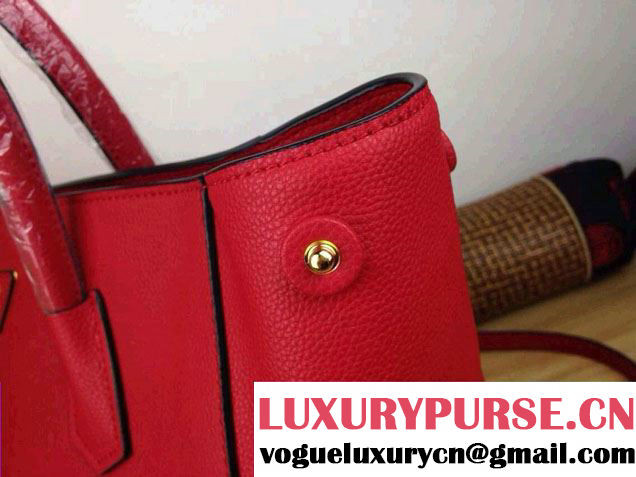 Prada Calf Leather Tote Bag BN2829 Red