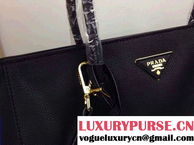 Prada Calf Leather Tote Bag BN2829 Black