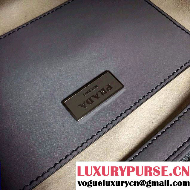 Prada Hand-stitched City Calf Leather Tote Bag B2861K Marble 2015