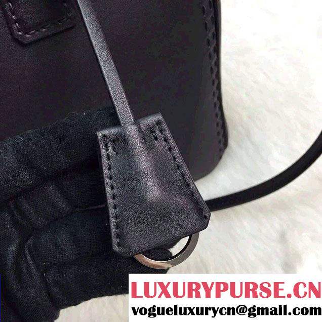 Prada Hand-stitched City Calf Leather Tote Bag BN2274 Black 2015