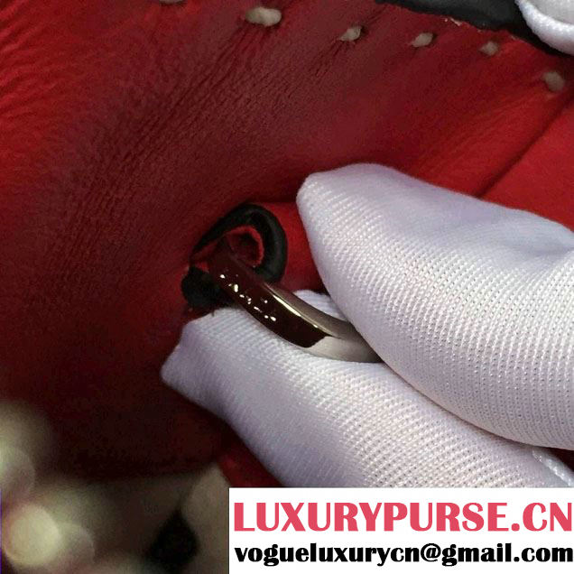 Prada Hand-stitched City Calf Leather Tote Bag BN2274 Red 2015