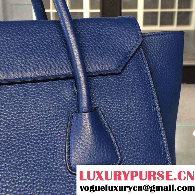 Prada Clemence Leather Tote Bag 2669 Blue 2015