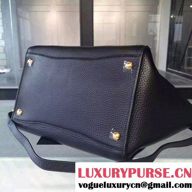 Prada Clemence Leather Tote Bag 2619 Black 2015