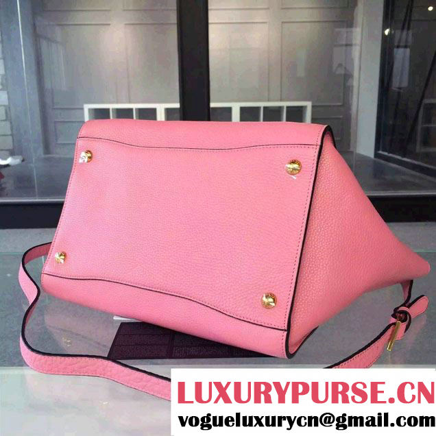 Prada Clemence Leather Tote Bag 2619 Pink 2015