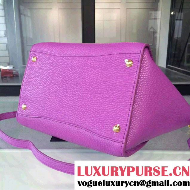 Prada Clemence Leather Tote Bag 2619 Light Purple 2015