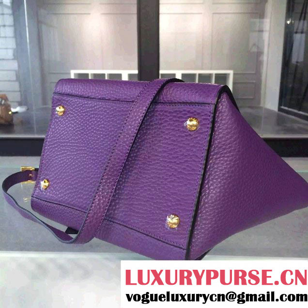 Prada Clemence Leather Tote Bag 2625 Purple 2015