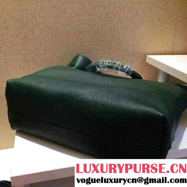 Prada BN1713 Vitello Daino Leather Tote Bag Green 2015