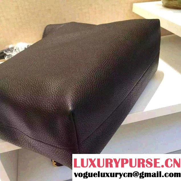 Prada BN1713 Vitello Daino Leather Tote Bag Black 2015