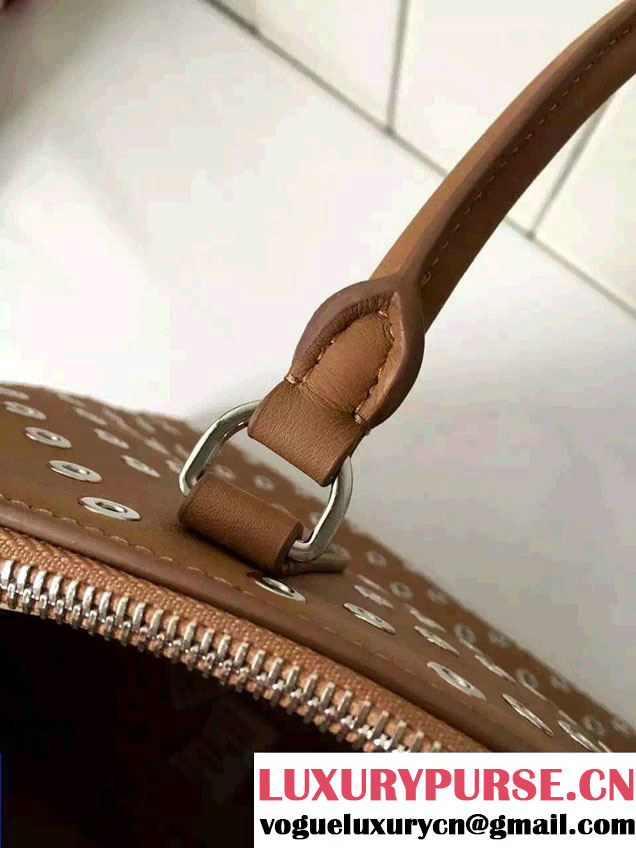 Prada Galleria Soft City Tote Bag with Grommet Detail 1BA274 Brown 2016