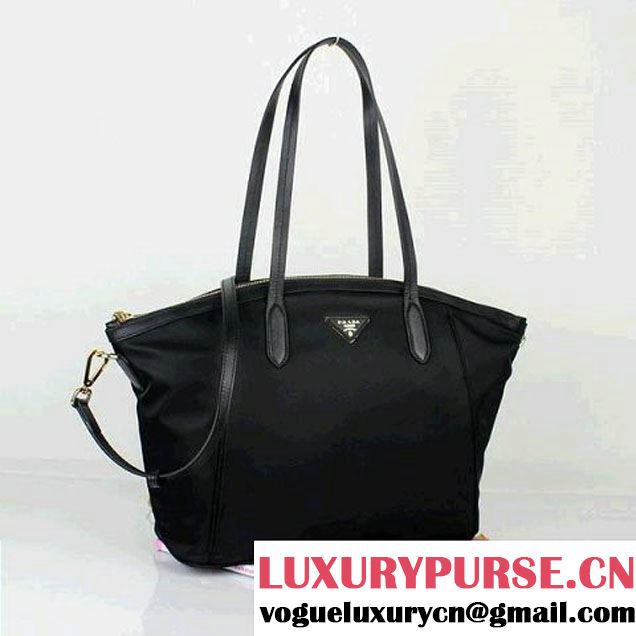 Hot products Prada Canvas Shoulder Bag BR4664 Black  