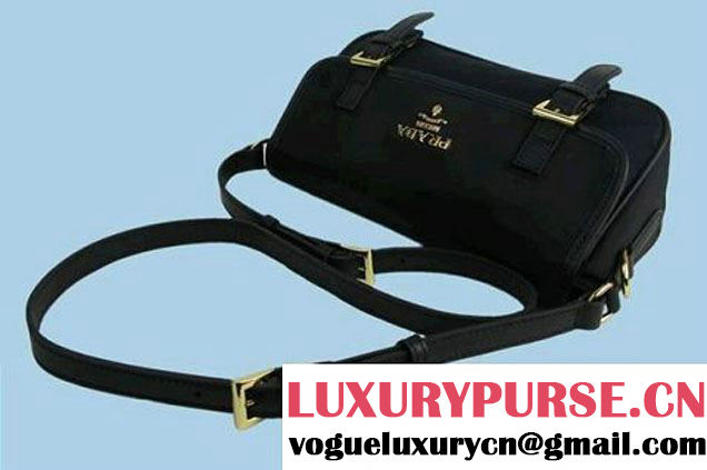 Prada Vela Flap Bag BT6671S Black  