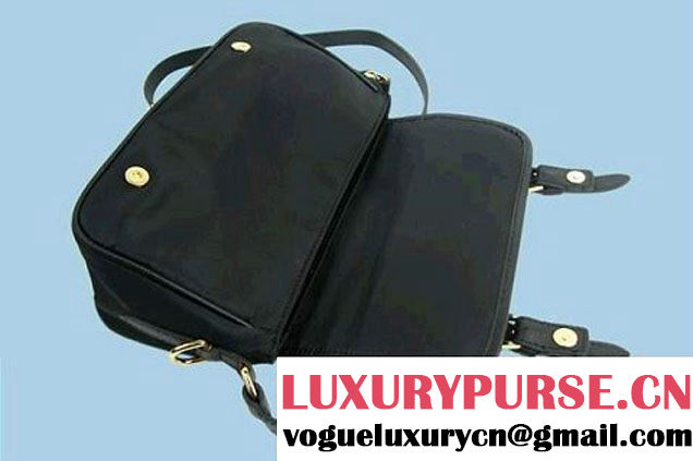 Prada Vela Flap Bag BT6671S Black  
