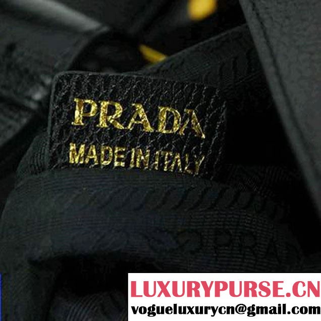 Prada Calf Leather Hobo Bag BR4737 Black  