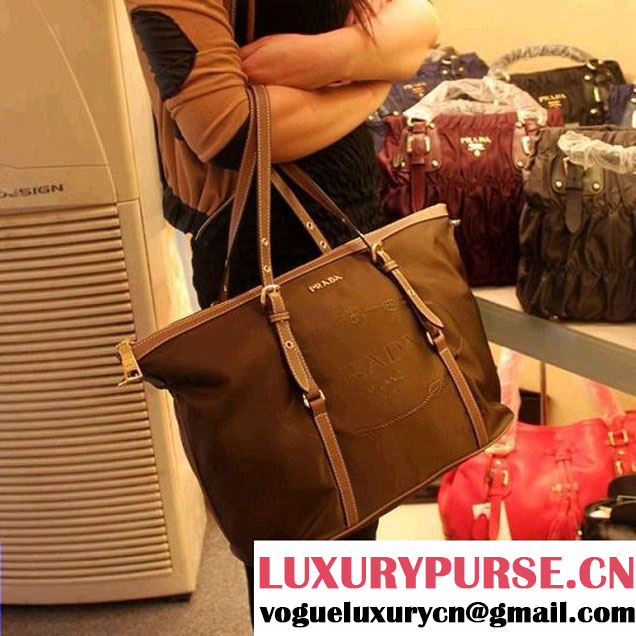 Prada Shoulder Bags Nylon 8503 Khaki  