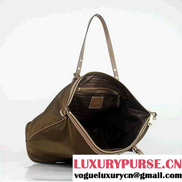 Prada Shoulder Bags Nylon 8503 Khaki  