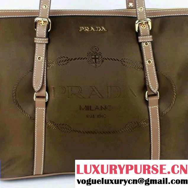 Prada Shoulder Bags Nylon 8503 Khaki  
