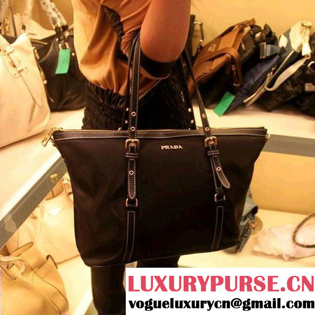 Prada Shoulder Bags Nylon 8503 Black  