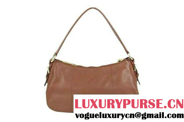 Prada Calf Leather Shoulder Bag BR4690 Brown