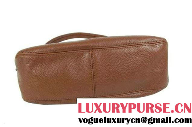 Prada Calf Leather Shoulder Bag BR4690 Brown  