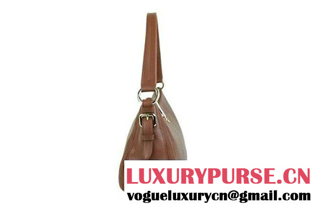 Prada Calf Leather Shoulder Bag BR4690 Brown  