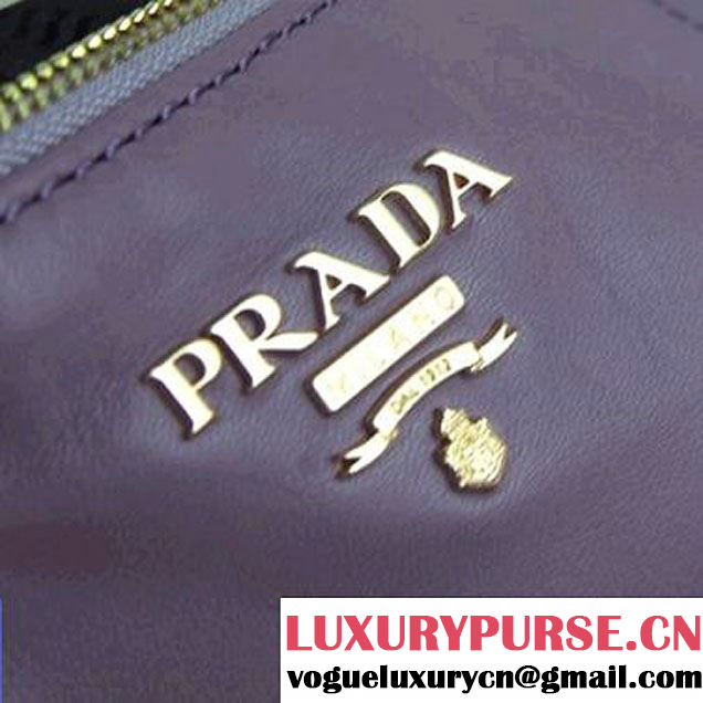 Prada Calf Leather Shoulder Bag BR4690 Grey  