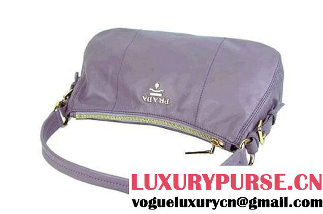 Prada Calf Leather Shoulder Bag BR4690 Grey  