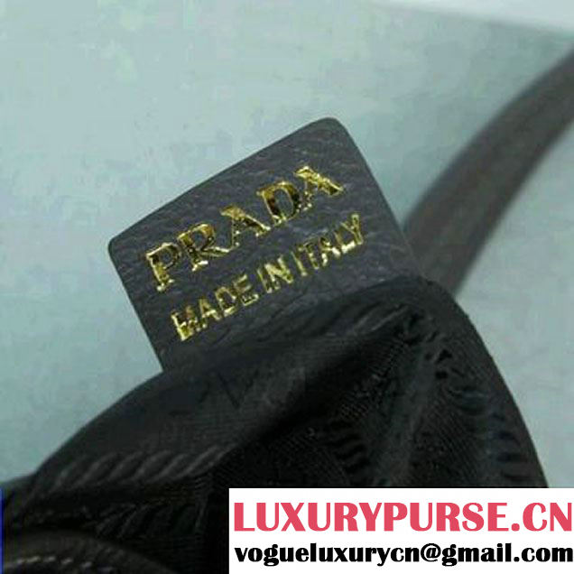 Prada Bright Leather Shoulder Bag BR4691 Grey  