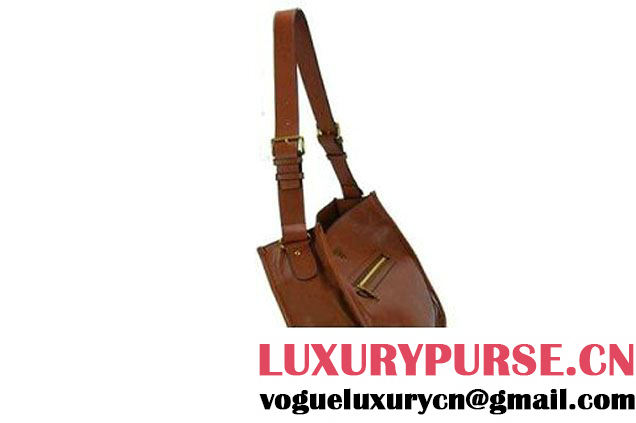 Prada Calf Leather Hobo Bag BR4737 Brown  