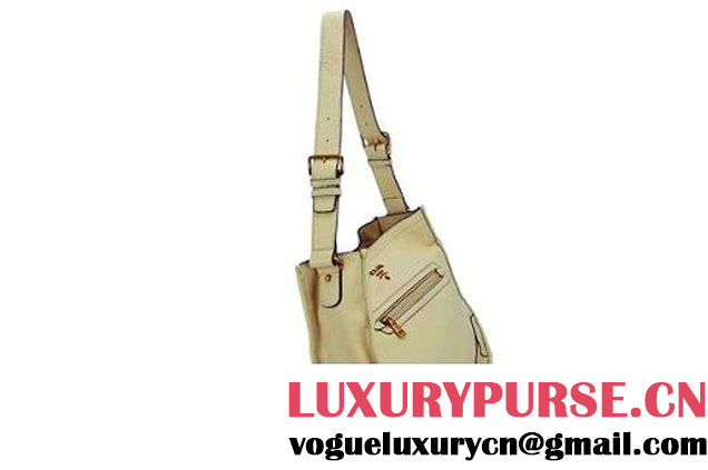 Prada Calf Leather Hobo Bag BR4737 Apricot  