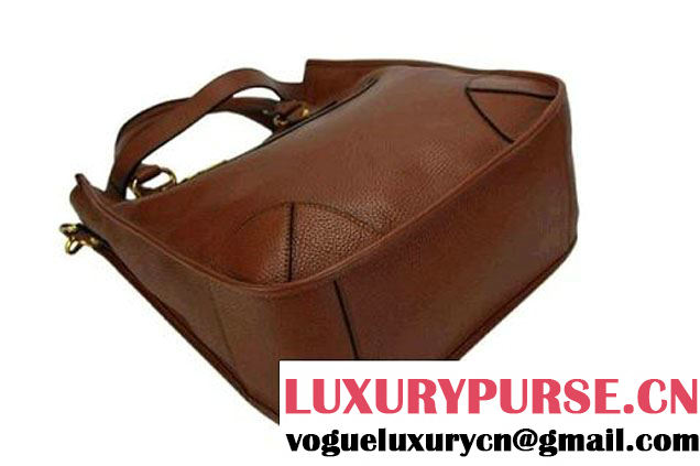 Prada Calf Leather Hobo Bag BR4739 Brown  