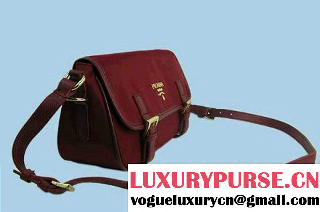 Prada Vela Flap Bag BT6671S Red  