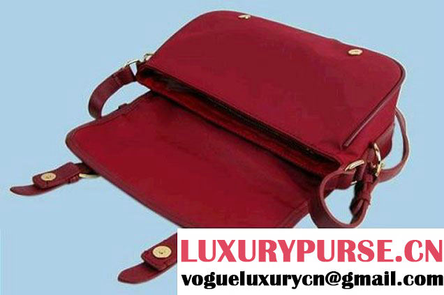 Prada Vela Flap Bag BT6671S Red  