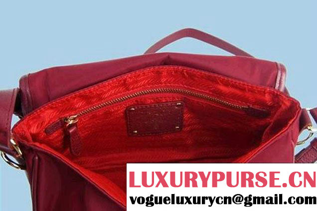 Prada Vela Flap Bag BT6671S Red  