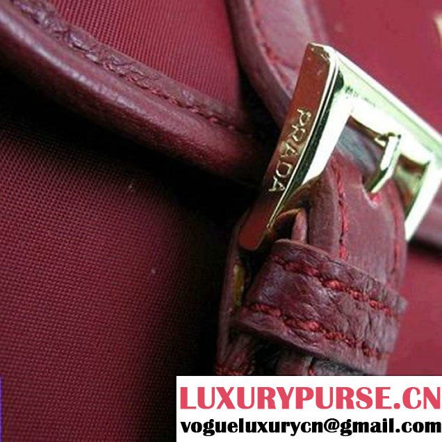 Prada Vela Flap Bag BT6671S Red  