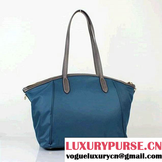 Prada Canvas Shoulder Bag BR4664 Blue  