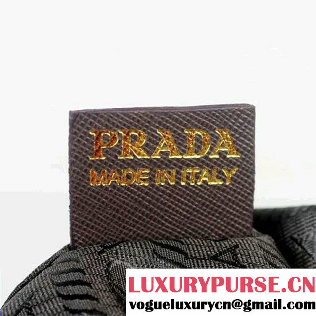 Prada Canvas Shoulder Bag BR4664 Brown  