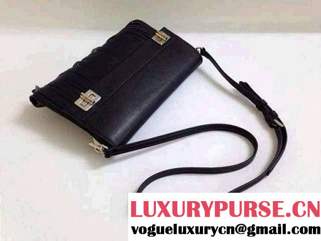 Prada Leather Shoulder Bag with Fringe