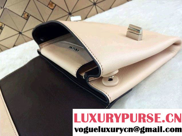 Prada Lux Calf Leather Flap Shoulder Bag BT0995 Beige Fall 2014