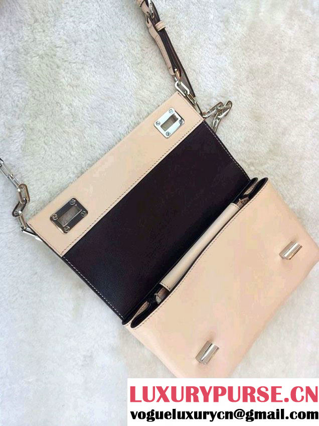 Prada Lux Calf Leather Flap Shoulder Bag BT0995 Beige Fall 2014